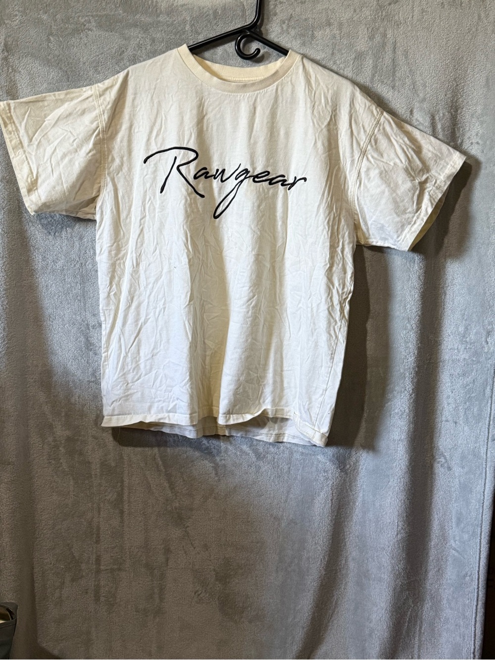 Rawgear Logo Short-Sleeve Tee — Cream